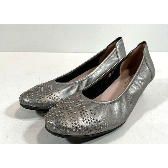 Sabrina's Studded Cap Toe Ballet Flats Women's 37 (6.5) - Picture 2 of 9